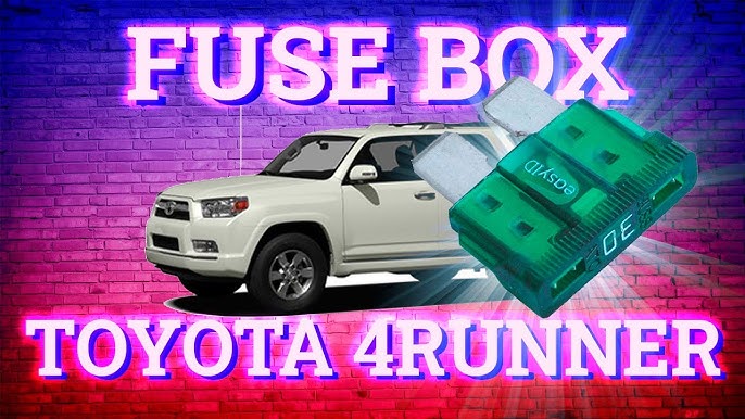Toyota 4Runner (2010-2017) fuse box ...