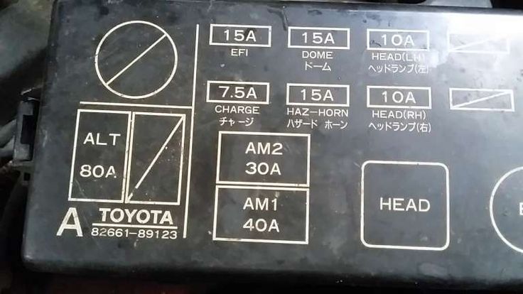 1989 Toyota Truck Fuse Box Diagram and Toyota Truck Blower ...