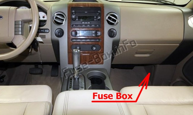 Fuse Box Diagram Ford F-150 (2004-2008)