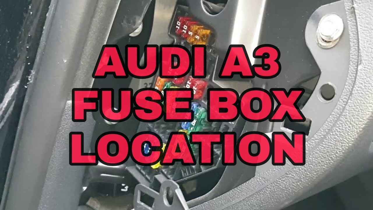 🚗👨‍🔧 Audi A3 Fuse Box Location - YouTube