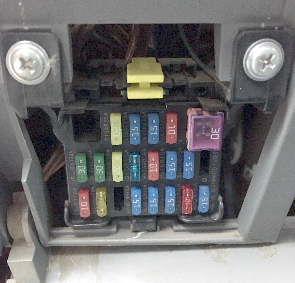 Fuse box diagram Ford Ranger and relay ...