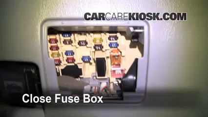 Interior Fuse Box Location: 1991-1997 Toyota Previa - 1993 ...