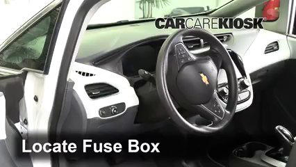 Interior Fuse Box Location: 2017-2019 Chevrolet Bolt EV ...