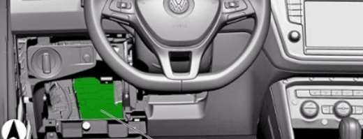 Fuse Box Diagram Volkswagen Tiguan 2, 2016 - 2021