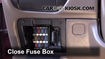 Interior Fuse Box Location: 1992-1996 Toyota Camry - 1995 ...