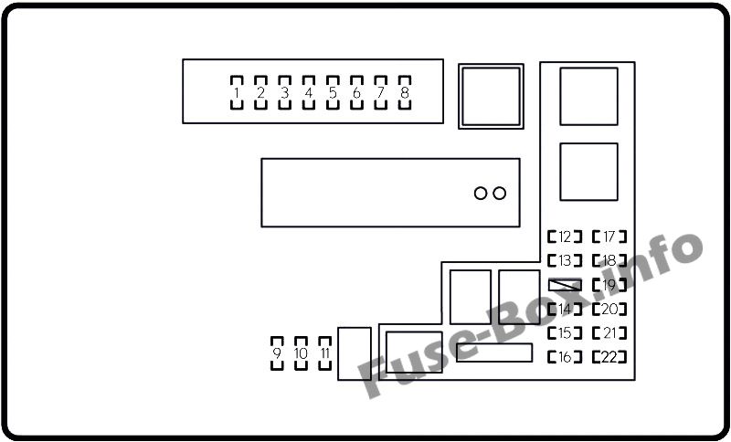 Fuse Box Diagram Lexus GS250 / GS350 (L10; 2012-2017)