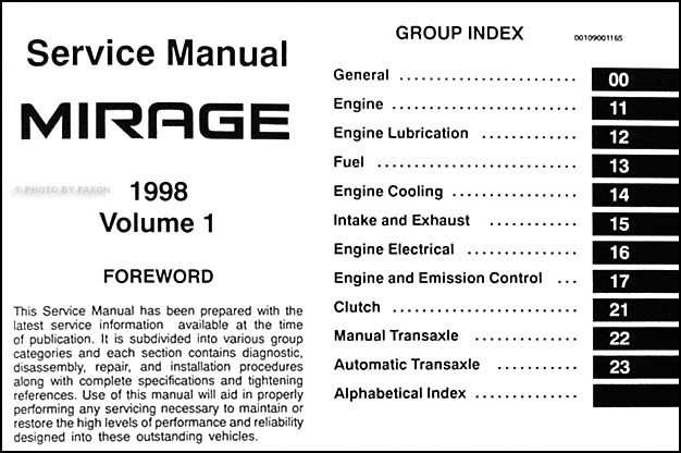 2001 Mitsubishi Mirage Fuse Box Diagram - Mitsubishi ...