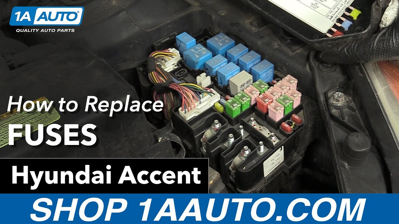 How to Check Fuses 05-10 Hyundai Accent ...