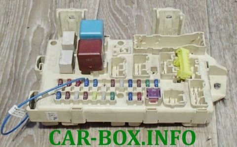 Fuse Box Diagram Toyota Wish (XE10), 2003 - 2009