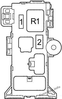 Fuse Box Diagram Toyota RAV4 (XA10 ...