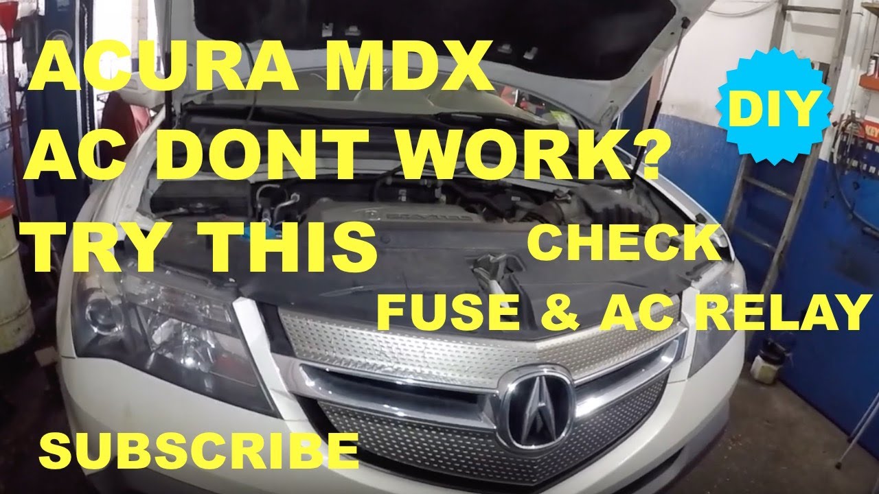 Acura MDX AC dont work Bad Relay DIY ...