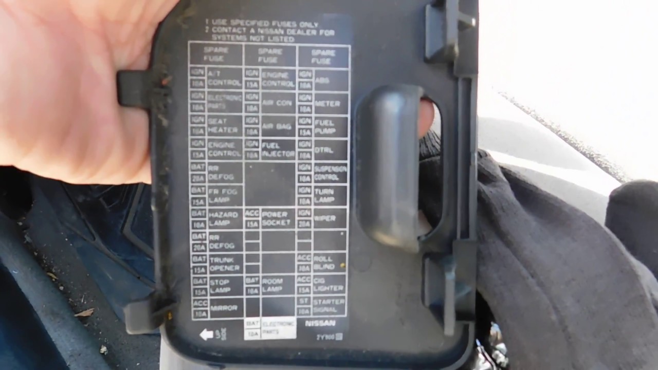 Nissan Sentra Fuse Box Location And ...