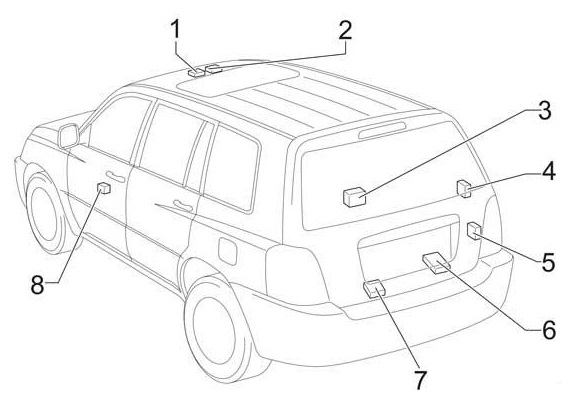 Fuse box diagram Toyota Highlander 1 ...