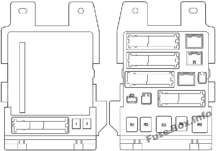 Fuse Box Diagram Toyota Camry (XV40 ...