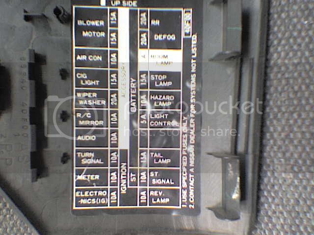 S13 Kick Panel Fuse Diagram - Nissan 240SX Forums