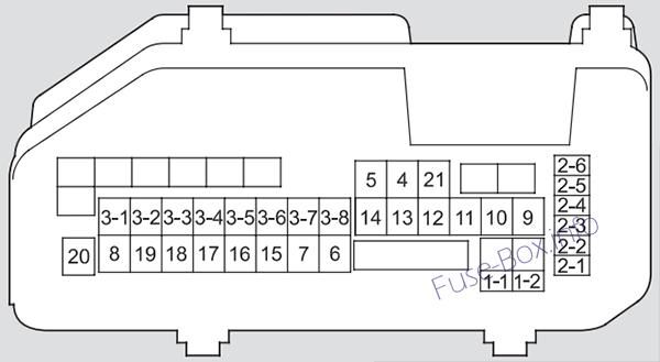 Acura TSX (CU2; 2011, 2012, 2013, 2014) Fuse box diagram ...