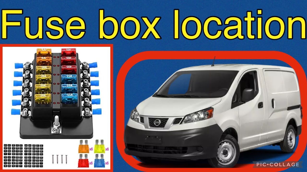 The fuse box location on a 2014 Nissan ...