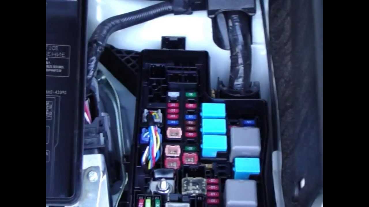How to check fuses Toyota RAV4. Years ...