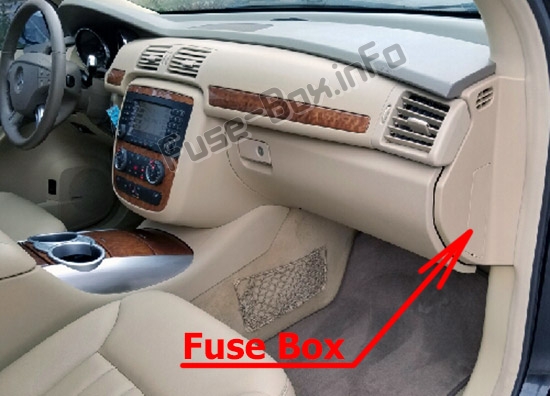 Fuse Box Diagram Mercedes-Benz R-Class ...