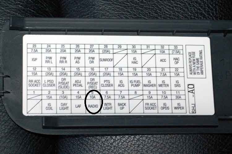 35 2007 Honda Odyssey Fuse Box Diagram - Wire Diagram ...