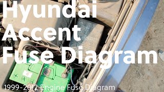 Hyundai Accent Fuse Box Diagram - Manuals+