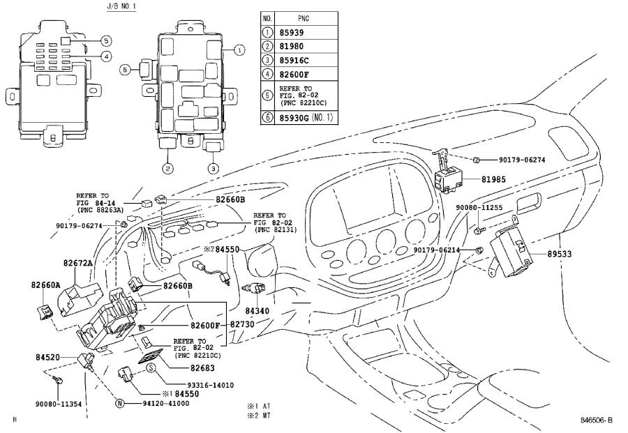 2019 Toyota Tundra 2WD Fuse Box Diagrams