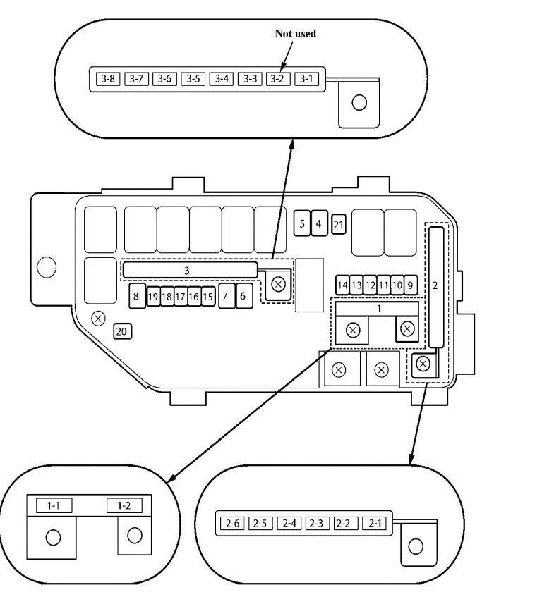 Acura TL (2013 - 2014) – fuse box diagram - Auto Genius