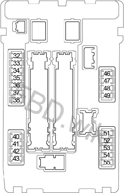 07-'12 Nissan Altima Fuse Box Diagram