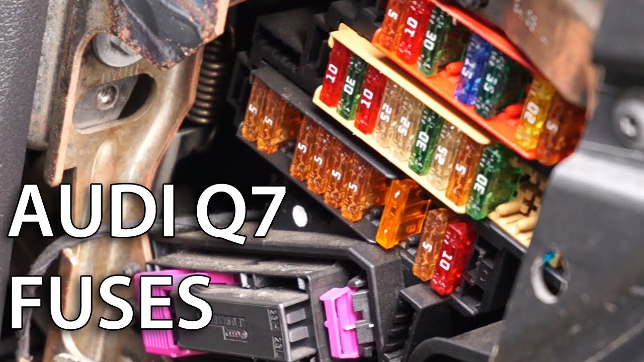 Audi Q7? | Electrical fuse, Audi ...