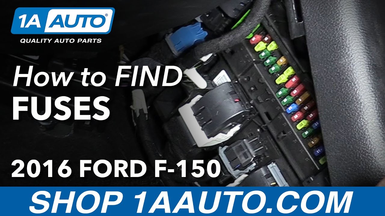 Locate Fuse Boxes 15-19 Ford F-150 ...