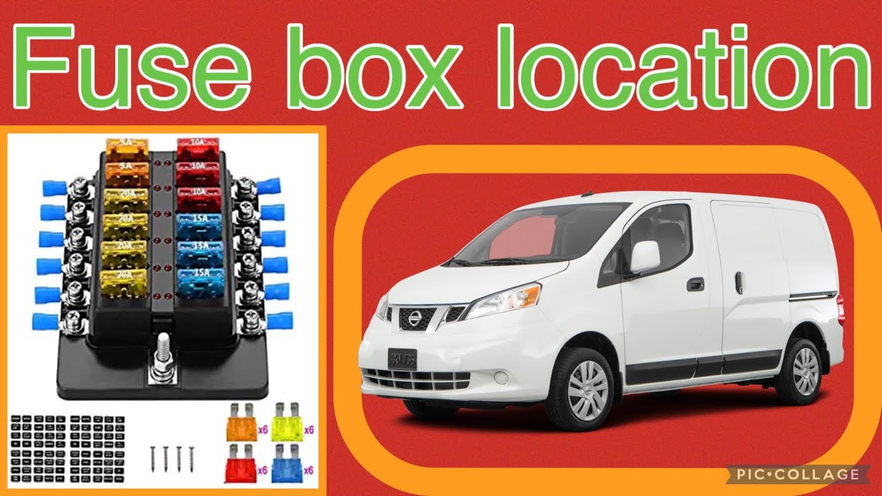 The fuse box location on a 2017 Nissan ...