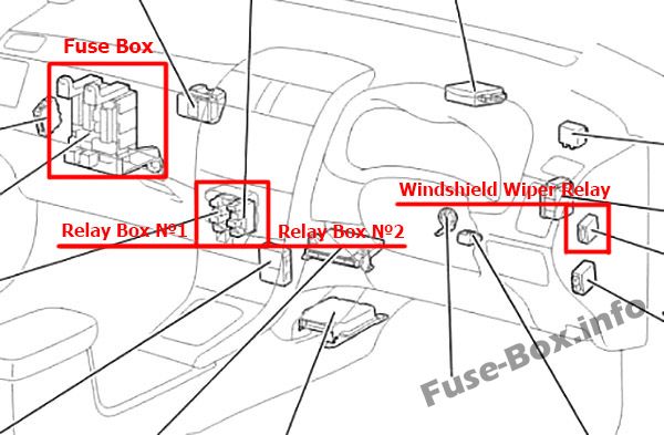 Fuse Box Diagram Toyota Corolla (E140 ...