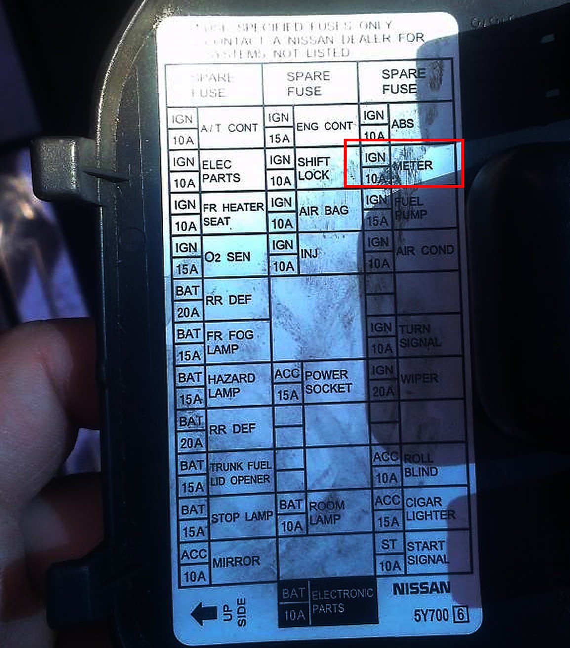 2013 Nissan GTR Fuse Box Diagrams