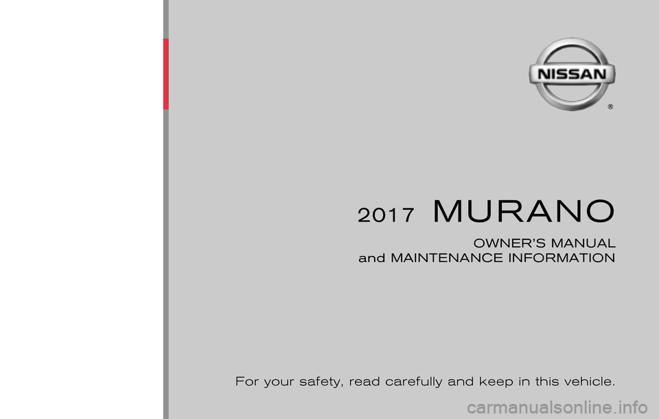 fuse box NISSAN MURANO 2017 3.G Owners ...