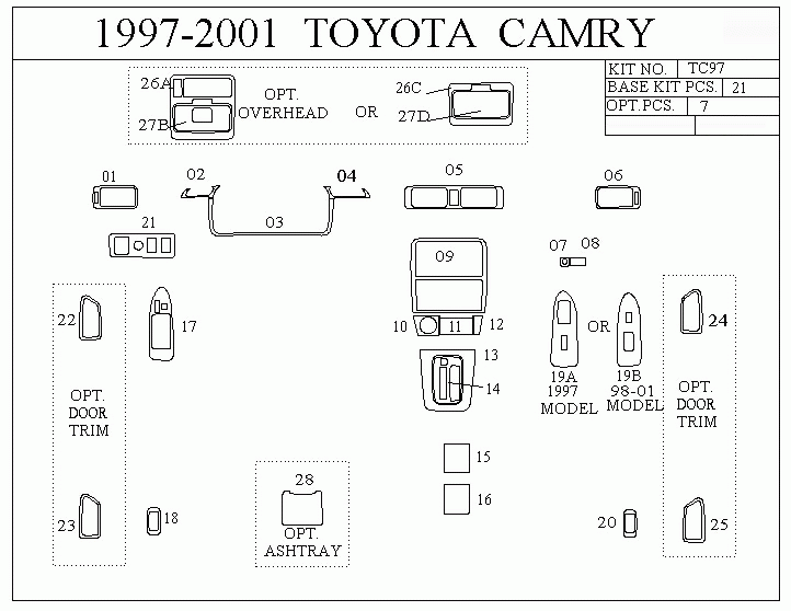 1994 Toyota Fuse Box Diagram / 1994 1997 Toyota Rav4 Fuse ...
