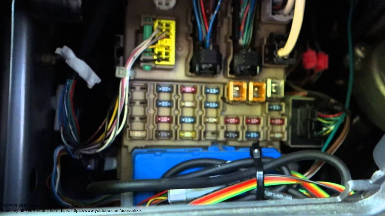 How to locate fuse box in Toyota Corolla - YouTube