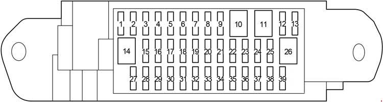 12-'18 Toyota 86 & GT86 Fuse Box Diagram