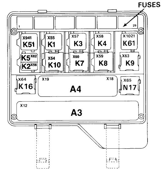 Bmw 7 Series E32 Fuse Box Location - Wiring Diagram Schema