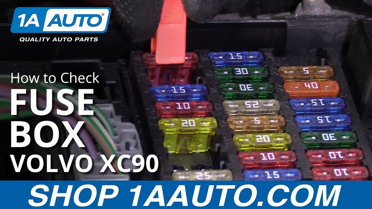 How to Check Fuse Box 03-12 Volvo XC90 ...
