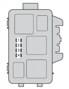 Toyota Highlander Hybrid (from 2011) - fuse box diagram ...