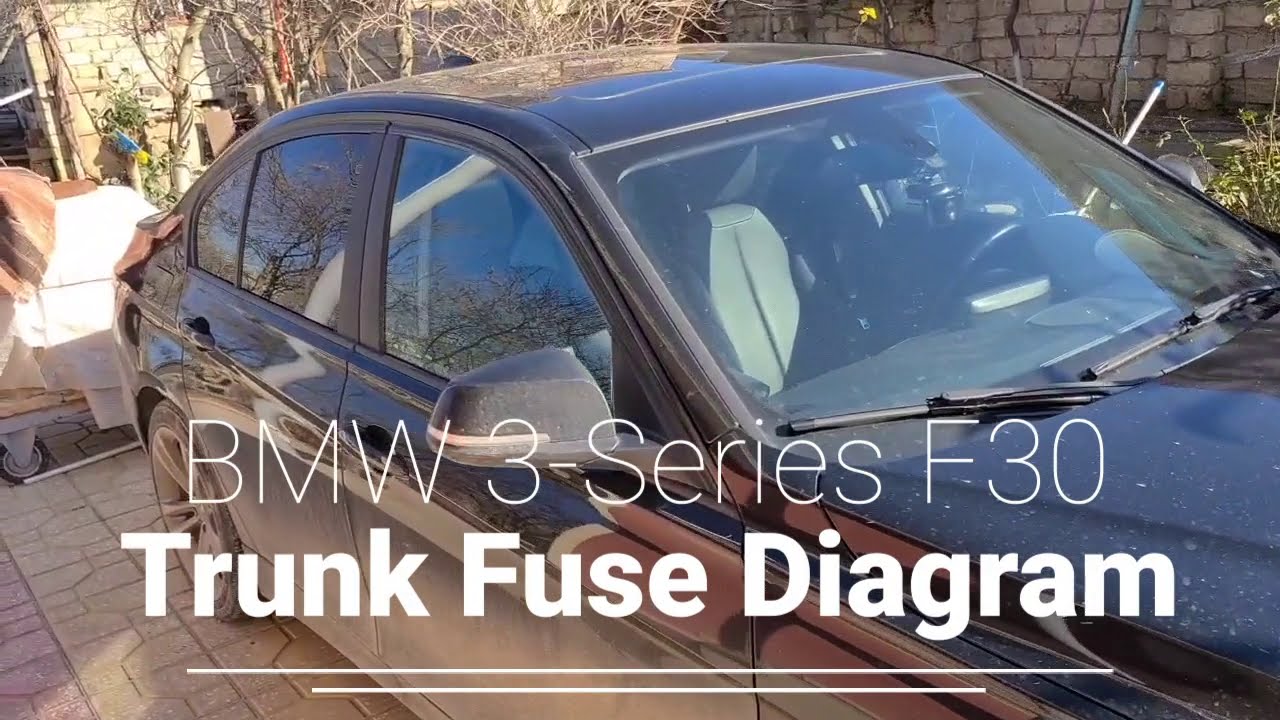 BMW 3-Series Trunk Fuse Diagram - Manuals+