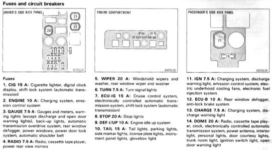 33 1989 Toyota Camry Fuse Box Diagram - Wiring Diagram List