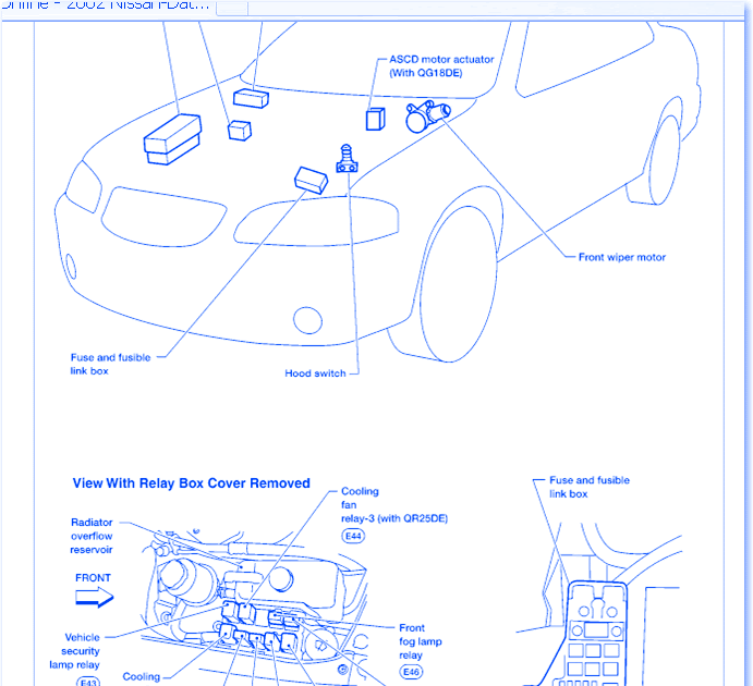 27 2003 Nissan Maxima Fuse Box Diagram - Wiring Database 2020