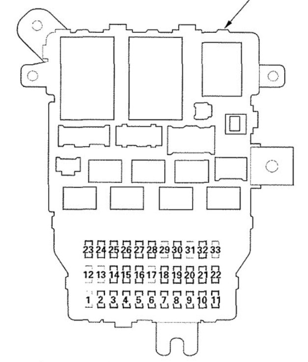 Acura RL (2009) - wiring diagrams - fuse panel ...
