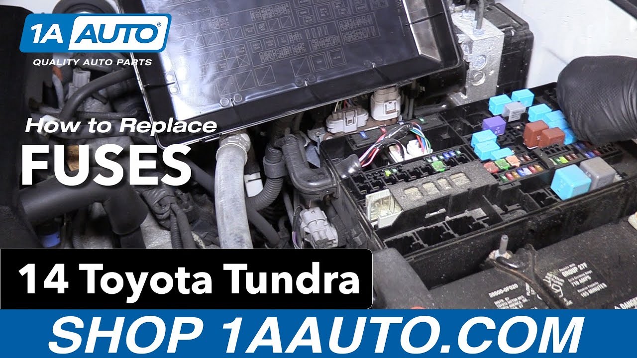 Replace Fuses 14-19 Toyota Tundra ...