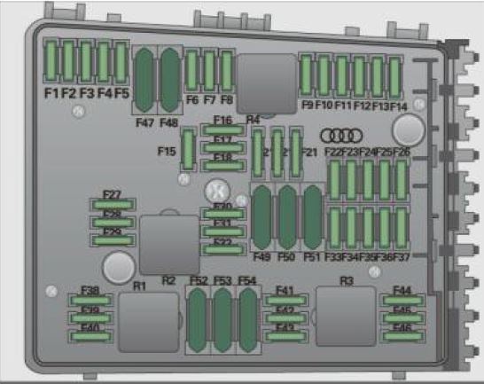 Audi A3 8P (2003 to 2013) - Fuse Box ...