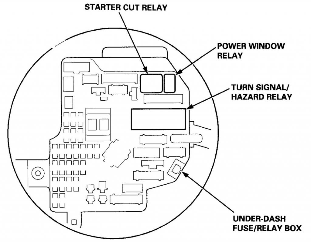 Acura RL (2000 - 2002) - wiring diagrams - fuse panel ...