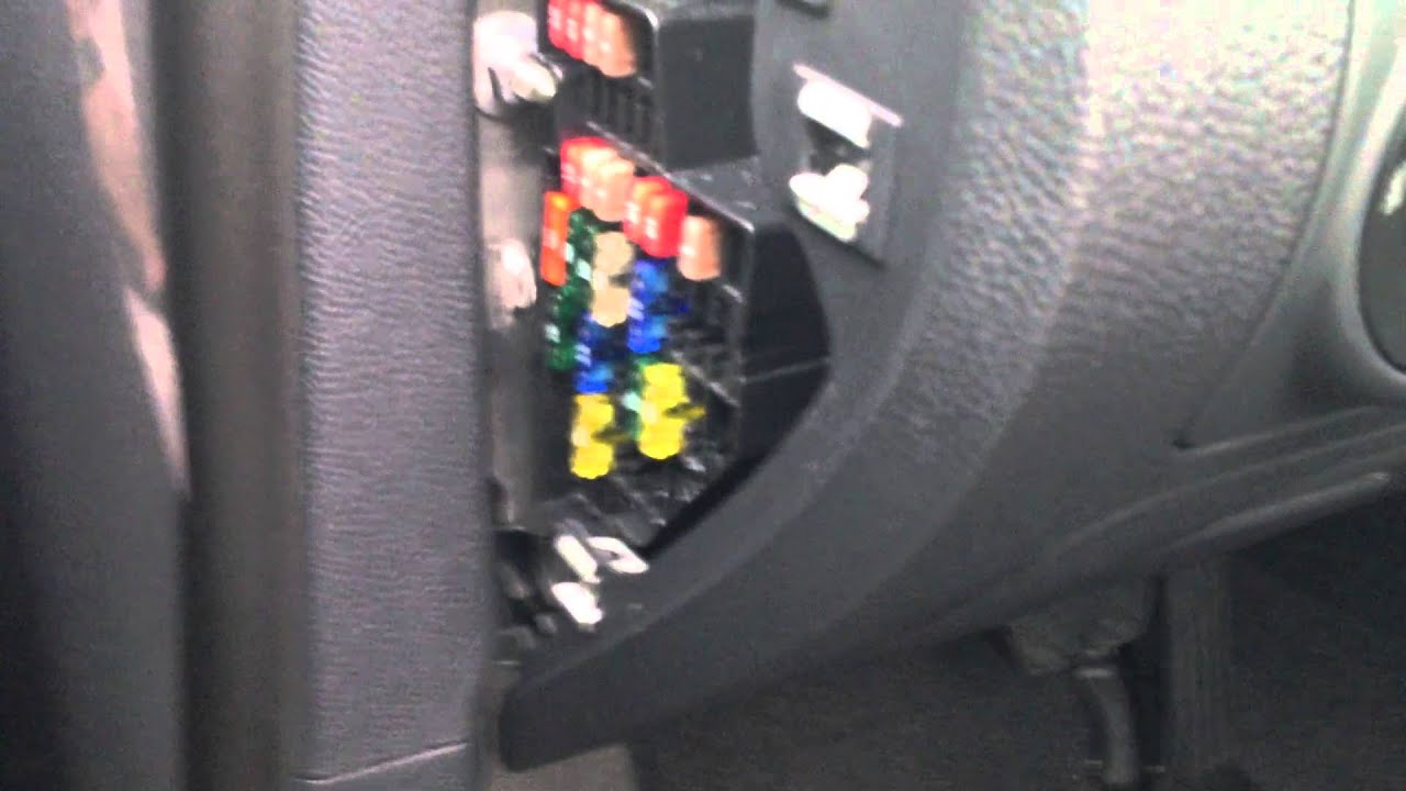 access the fuse box in a Volkswagen ...