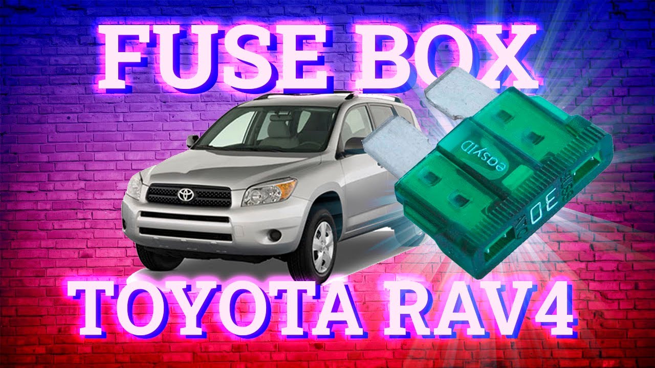 Toyota RAV4 2006 -2012 fuse box diagram ...