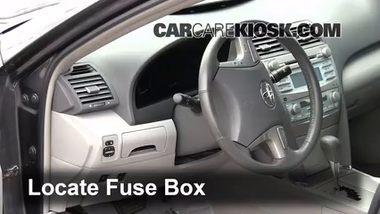 Interior Fuse Box Location: 2007-2011 Toyota Camry - 2009 ...
